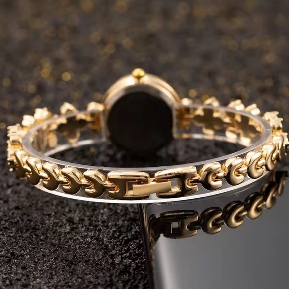 Panthere Vintage classy Gold Chain Bracelet Zircon/waterproof main image 6